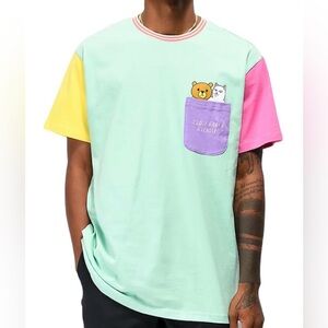 RIPNDIP x Teddy Fresh 2.0 Colorblock T-Shirt Medium